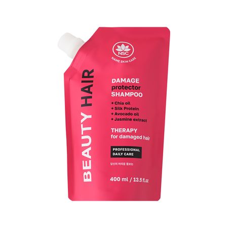 Шампунь для волос NSC BEAUTY HAIR восстанавливающий для поврежденных волос 400 мл