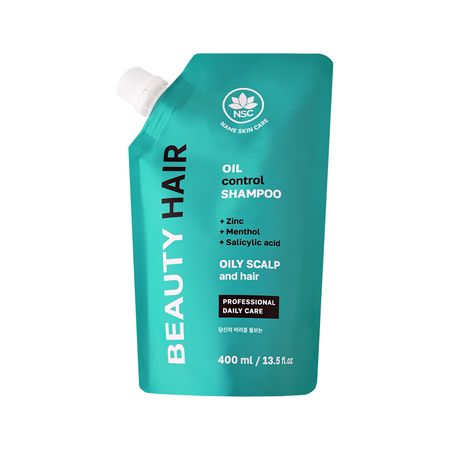 Шампунь для волос NSC BEAUTY HAIR для жирной кожи головы 400 мл