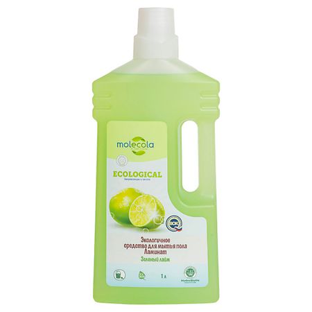 Средство для мытья полов MOLECOLA Универсальное средство для мытья пола Ламинат экологичное Зеленый лайм