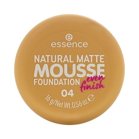Мусс тональный для лица ESSENCE NATURAL MATTE MOUSSE FOUNDATION тон 04