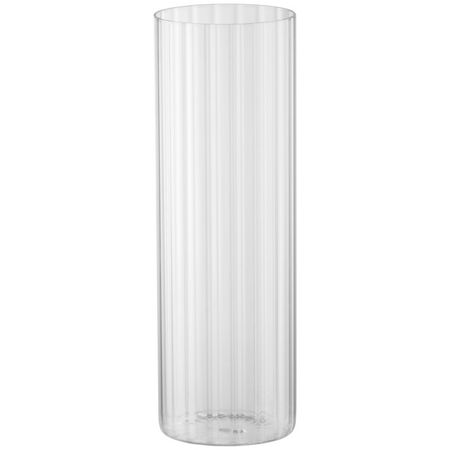 ваза MALLONY Romantica рельеф 30см стекло