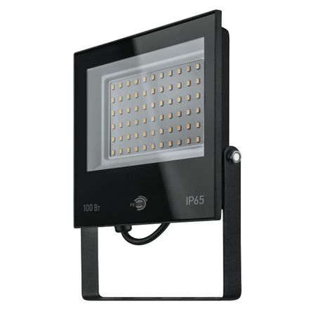 прожектор светодиодный FEBOX 100Вт 8000Лм 4000К IP65 черный