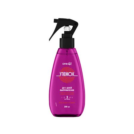 Спрей для укладки волос ONE4ME Утюжок термозащитный спрей для волос