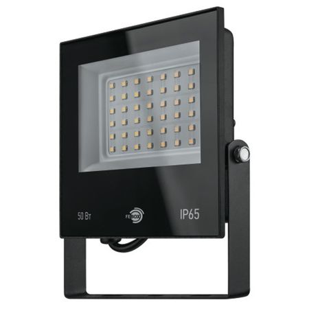 прожектор светодиодный FEBOX 50Вт 4000Лм 6500К IP65 черный