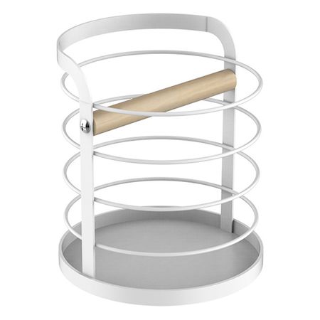 подставка для столовых приборов LEMAX 13х13х14,5см нерж.сталь, бамбук