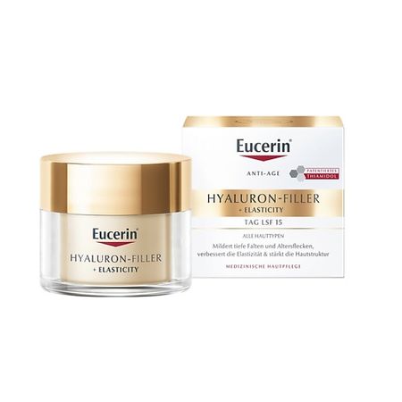 Крем для лица EUCERIN Антивозрастной дневной крем для лица против пигментации Hyaluron-Filler Elasticity SPF 15