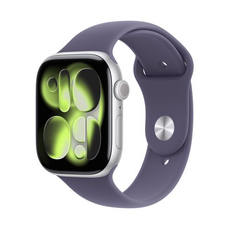 Смарт-часы Apple Watch Series 11 46mm Silver Aluminium Case with Purple Fog Sport Band (S/M)