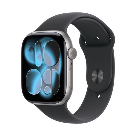 Смарт-часы Apple Watch Series 11 42mm Space Grey Aluminium Case with Black Sport Band (M/L)