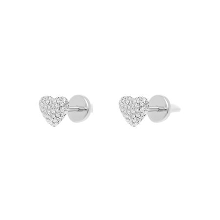VIVA LA VIKA Серьги Spangled Heart Earring – Silver