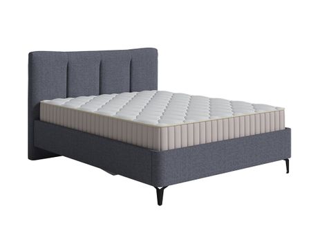 Мягкая Кровать Monro с подъёмным механизмом (Ткань: Велюр Forest 4 Бежевый) 140x190