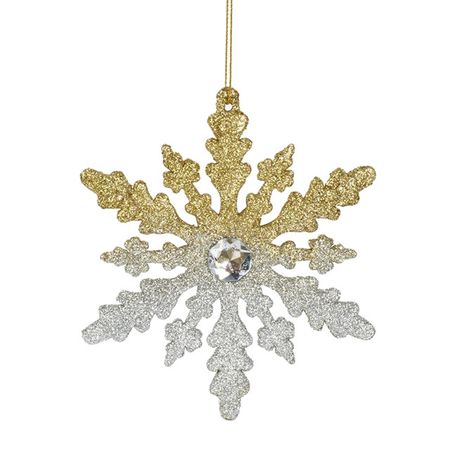 подвеска MAXIJOY Снежинка 13см акрил
