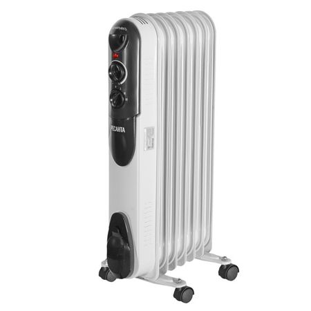 радиатор масляный РЕСАНТА ОМПТ-7Н 1500Вт 7 секций белый