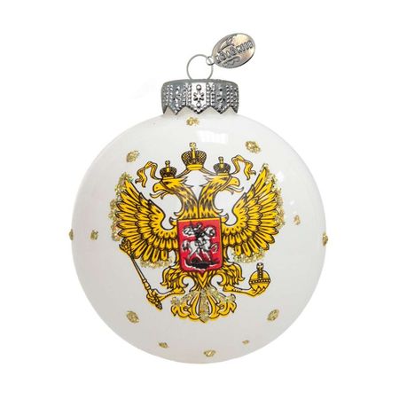 шар КОЛОМЕЕВ Герб России 65мм стекло мультиколор