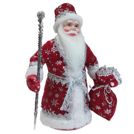 фигура новогодняя КОЛОМЕЕВ Дед Мороз Красный 40см красный