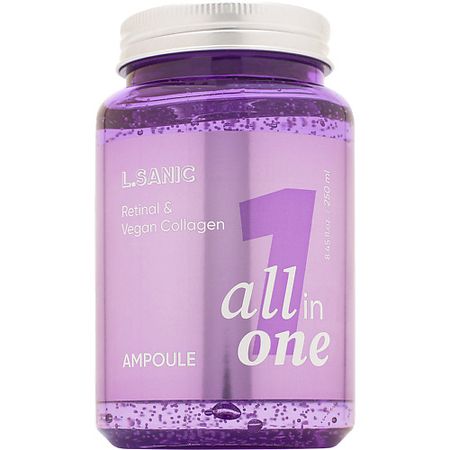 Сыворотка для лица LSANIC Лифтинг-сыворотка с ретиналем и вегетарианским коллагеном All in One