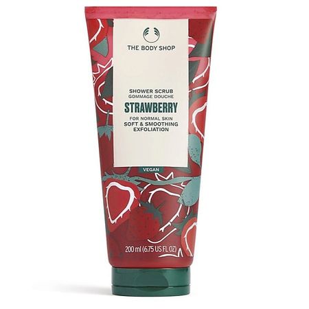 Гель для душа THE BODY SHOP Отшелушивающий гель-скраб для душа Strawberry