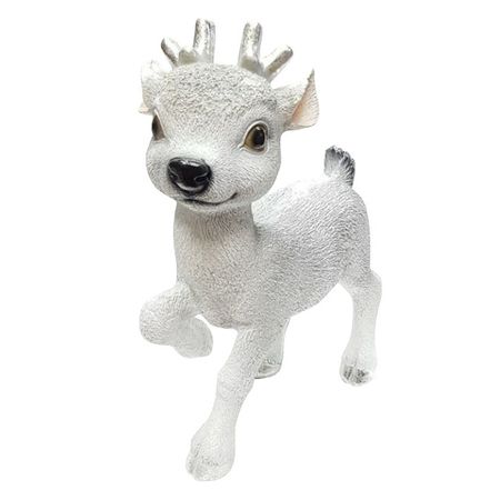 фигура Оленёнок 31см полистоун для творчества полигональные фигуры олень арт 06427