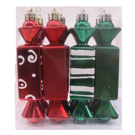 набор подвесок MAXIJOY Конфеты 8шт 12см пластик