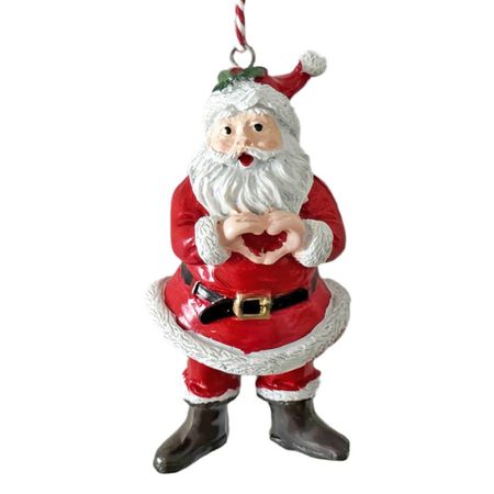 подвеска MAXIJOY Дед Мороз 10,5см резина мультиколор