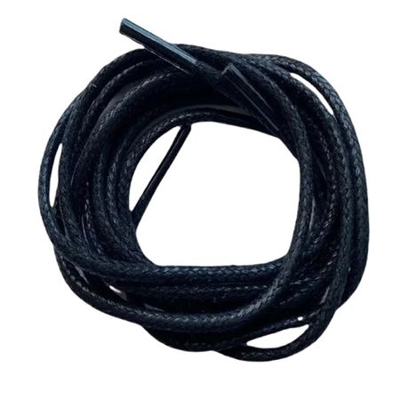 шнурки CORBBY 60см хлопок круглые черные