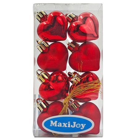 набор подвесок MAXIJOY Сердечки 8шт 4см пластик пакет а4 26 32 12 5 сердечки и мороженки дет бум мат ламинат