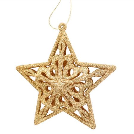 подвеска MAXIJOY Звезда 11,5см пластик золотой людмила мартова чужая путеводная звезда