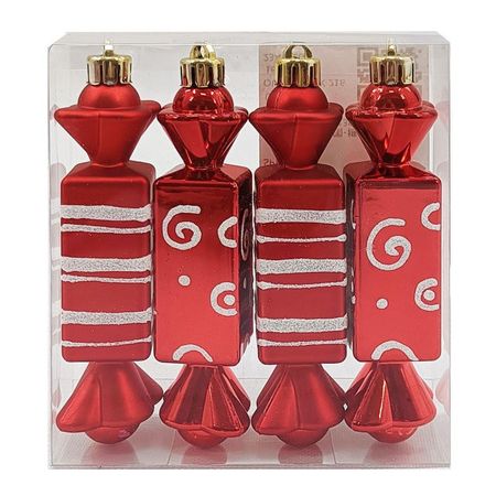 набор подвесок MAXIJOY Конфеты 4шт 12см пластик