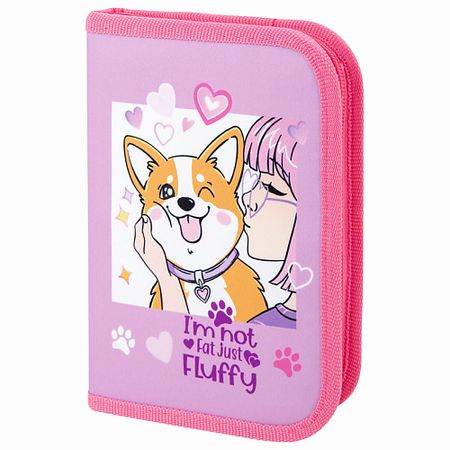 Пенал ПИФАГОР Пенал  Пушистая акита пенал на молнии future is hopeful пвх 20х8