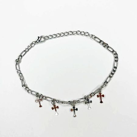 Браслет GILMEEVA Браслет на ногу серебристый