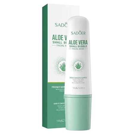 Маска для лица SADOER Маска для лица мелкопузырьковая с экстрактом алоэ вера