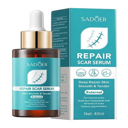 Сыворотка для лица SADOER Сыворотка для разглаживания шрамов на лице восстанавливающая