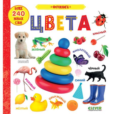 Книга Сlever CLEVER Первые знания. Фотокниги. Фотокнига. Цвета валентина геннадьевна ермолаева мои первые вырезалки для мальчиков