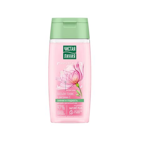 Лосьон-тоник для лица ЧИСТАЯ ЛИНИЯ с экстрактом розы для сухой и чувствительной кожи 100 мл лев абрамович кассиль линия связи