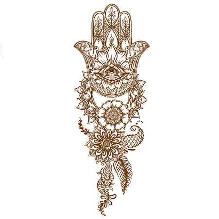 Наклейки для тела PRINT FACTORY Временная переводная татуировка Рукав Мехенди