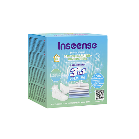 Отбеливатель INSEENSE Пятновыводитель-отбеливатель для всей семьи Inseense ТАРА ДАШИ
