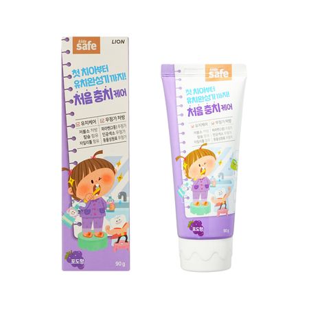 Паста зубная детская LION Виноград от 3 до 12 лет 90 г фридл и дети терезина