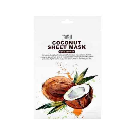 Маска для лица TENZERO с экстрактом кокоса смягчающая 25 мл юрий чемша отдохните сударыня рассказы