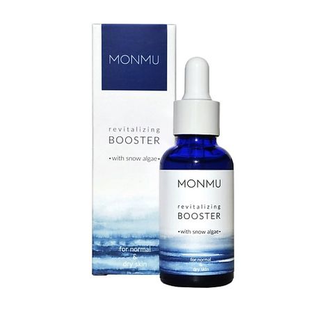 Сыворотка для лица MONMU Бустер ревитализирующий для сухой и нормальной кожи с пудрой снежных водорослей Snow Algae