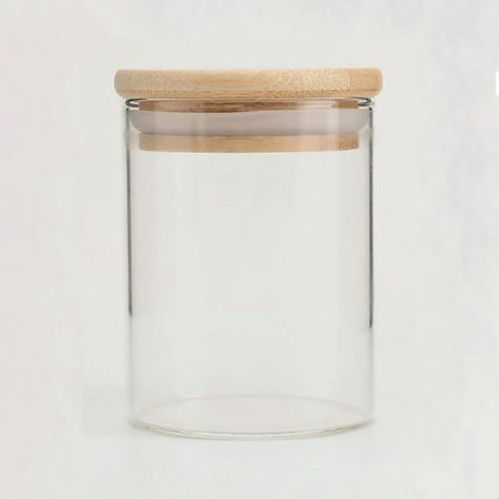 Банка для хранения KIMBERLY Банка для хранения с деревянной крышкой, 200 мл