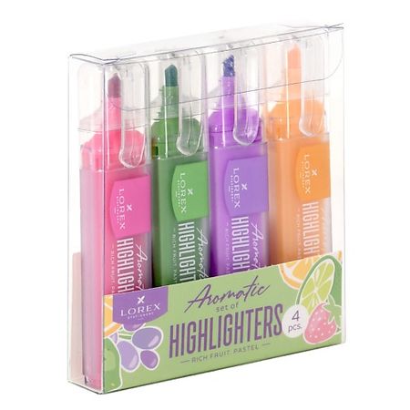 Набор маркеров LOREX Текстовыделители LOREX Aromatic текстовыделители 4 а textline hl470