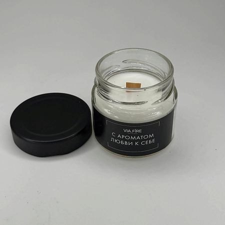 Свеча ароматическая VIA.FIRE Свеча ароматическая с ароматом любви к себе