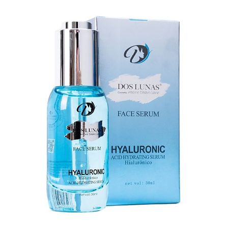 Сыворотка для лица DOS LUNAS Сыворотка для лица увлажняющая с гиалуроновой кислотой, уменьшает пигментацию