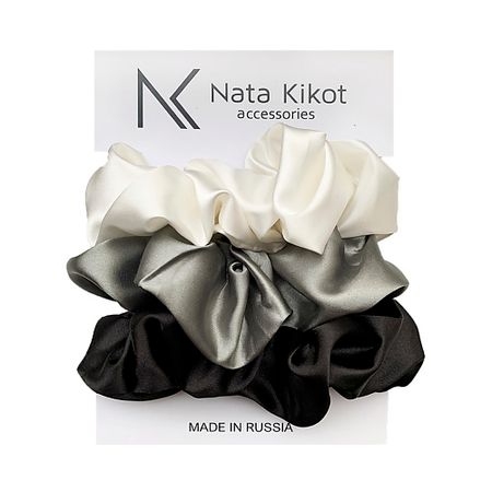 Резинка для волос NATA KIKOT Набор шелковых резинок