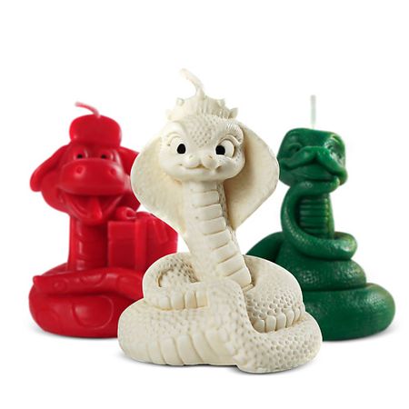 Свеча декоративная VENEW Свеча Змея интерьерная новогодняя набор