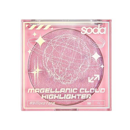 Хайлайтер для лица SODA Хайлайтер MAGELLANIC CLOUD #billionstars