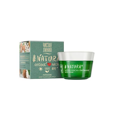 Крем для лица ЧИСТАЯ ЛИНИЯ PURE LINE Крем-мусс для лица с гиалуроновой кислотой и D-пантенолом