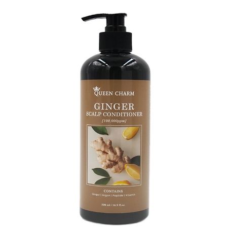 Кондиционер для волос QUEEN CHARM Восстанавливающий кондиционер для волос и кожи головы с 10% экстрактом имбиря