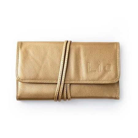 Подставка, чехол, пояс для кистей LIC Чехол для набор из 10 кистей золотистый детских кистей 4 шт со спонжем 11 21657 diy 5