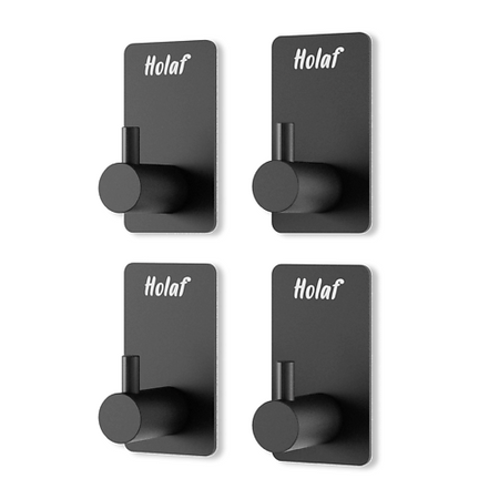 Крючок HOLAF Крючки самоклеящиеся настенные, 4 шт.