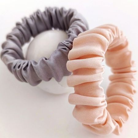 Набор резинок для волос DODOLA Комплект шелковых резинок для волос из 100% натурального итальянского шелка